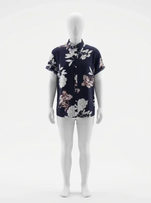 Chemise à fleurs fibres ionisées allure distinguée homme - Vue 1 - Chemise à fleurs