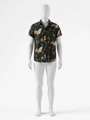 Chemise à fleurs fibres techniques confort absolu homme - Vue 1 - Chemise à fleurs