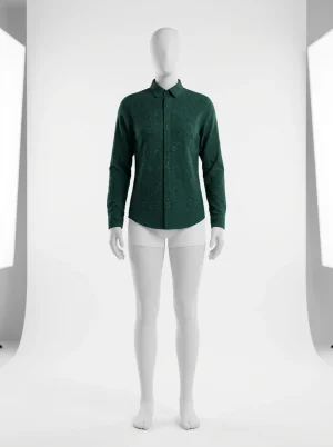 Chemise à fleurs polyester coupe étroite homme allure citadine - Vue 1 - Chemise à fleurs