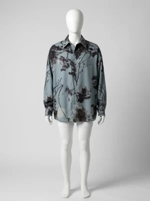 Chemise à fleurs polyester fantaisie cartoon ludique homme - Vue 1 - Chemise à fleurs