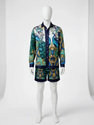 Chemise à fleurs style hors du commun homme allure saisissante - Vue 1 - Chemise à fleurs