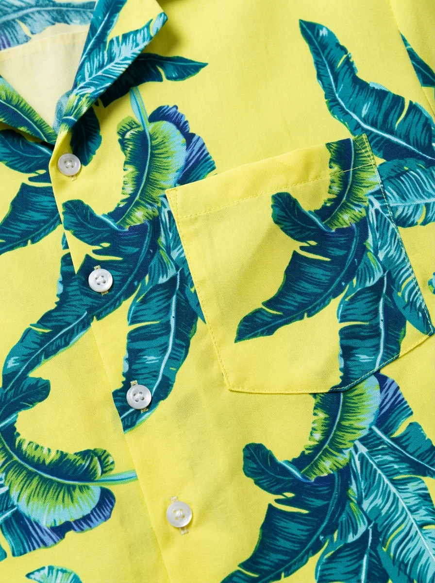 Chemise à fleurs textile ionisé douceur extrême homme - Vue 3 - Chemise à fleurs