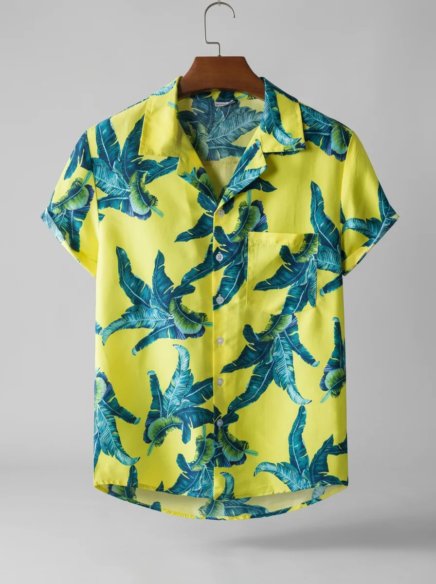 Chemise à fleurs textile ionisé douceur extrême homme - Vue 4 - Chemise à fleurs